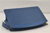 Authentic Louis Vuitton Epi Trousse Crete Clutch Bag Blue M48405 Junk 8876D