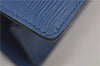 Authentic Louis Vuitton Epi Trousse Crete Clutch Bag Blue M48405 Junk 8876D