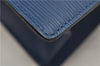 Authentic Louis Vuitton Epi Trousse Crete Clutch Bag Blue M48405 Junk 8876D