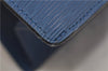 Authentic Louis Vuitton Epi Trousse Crete Clutch Bag Blue M48405 Junk 8876D