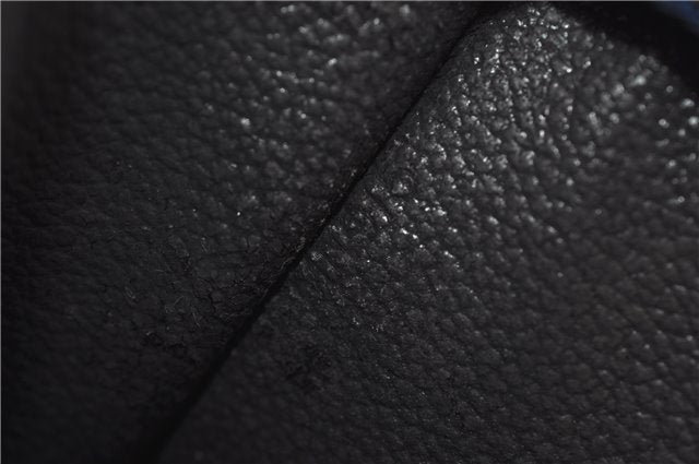 Authentic Louis Vuitton Epi Trousse Crete Clutch Bag Blue M48405 Junk 8876D