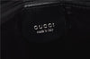 Authentic GUCCI Vintage Shoulder Hand Bag Purse Enamel Black 8877D