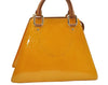 Authentic Louis Vuitton Vernis Forsyth Hand Bag Yellow M91112 LV 8880D