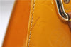 Authentic Louis Vuitton Vernis Forsyth Hand Bag Yellow M91112 LV 8880D