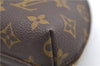 Louis Vuitton Monogram Trousse Demi Ronde 23 Cosmetic Pouch M47520 Junk 8884D