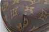 Louis Vuitton Monogram Trousse Demi Ronde 23 Cosmetic Pouch M47520 Junk 8884D