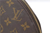 Louis Vuitton Monogram Trousse Demi Ronde 23 Cosmetic Pouch M47520 Junk 8884D