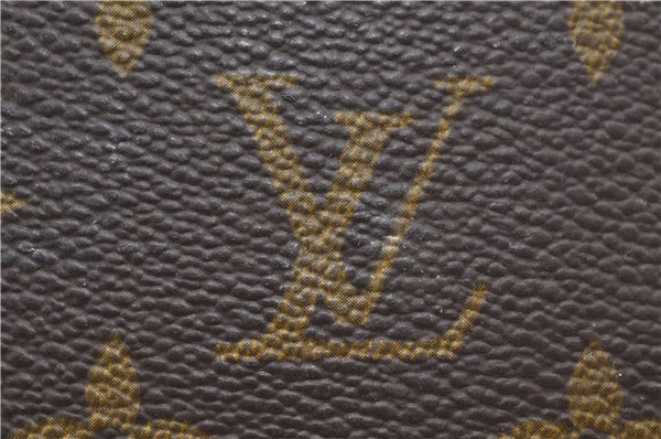 Louis Vuitton Monogram Trousse Demi Ronde 23 Cosmetic Pouch M47520 Junk 8884D