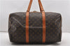 Authentic Louis Vuitton Monogram Sac Souple 45 Hand Boston Bag M41624 LV 8889F