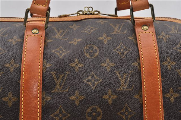 Authentic Louis Vuitton Monogram Sac Souple 45 Hand Boston Bag M41624 LV 8889F