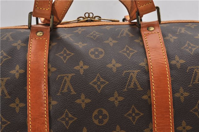 Authentic Louis Vuitton Monogram Sac Souple 45 Hand Boston Bag M41624 LV 8889F