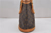 Authentic Louis Vuitton Monogram Bucket PM Shoulder Tote Bag M42238 LV 8890F