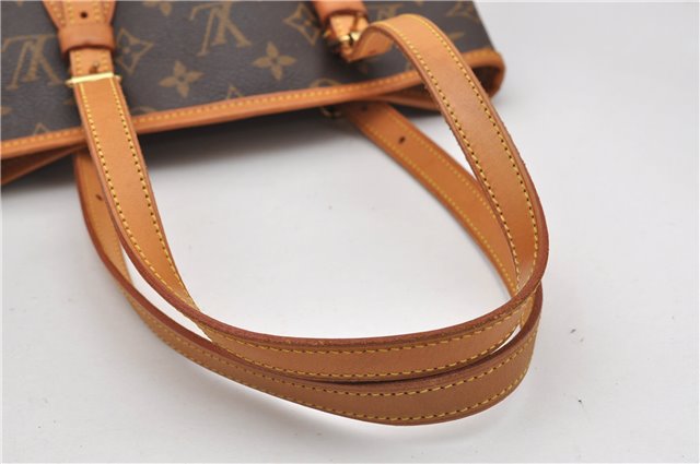 Authentic Louis Vuitton Monogram Bucket PM Shoulder Tote Bag M42238 LV 8890F