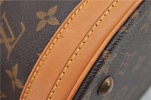 Authentic Louis Vuitton Monogram Bucket PM Shoulder Tote Bag M42238 LV 8890F