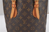 Authentic Louis Vuitton Monogram Bucket PM Shoulder Tote Bag M42238 LV 8890F