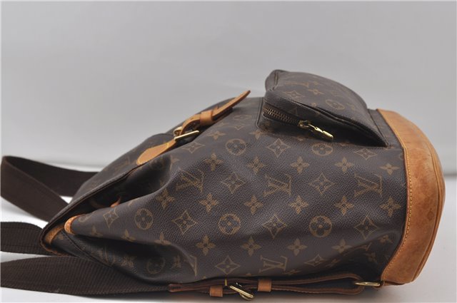 Authentic Louis Vuitton Monogram Montsouris GM Backpack M51135 LV 8896D