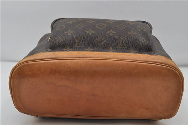 Authentic Louis Vuitton Monogram Montsouris GM Backpack M51135 LV 8896D