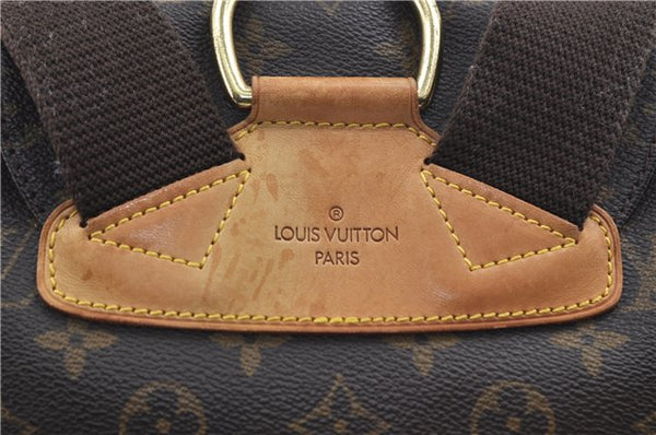 Authentic Louis Vuitton Monogram Montsouris GM Backpack M51135 LV 8896D