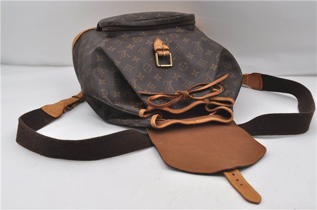 Authentic Louis Vuitton Monogram Montsouris GM Backpack M51135 LV 8896D