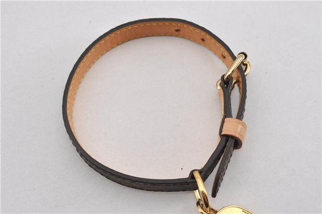 Authentic Louis Vuitton Monogram Collar Baxter XS Dog Collar M58073 LV 8896F