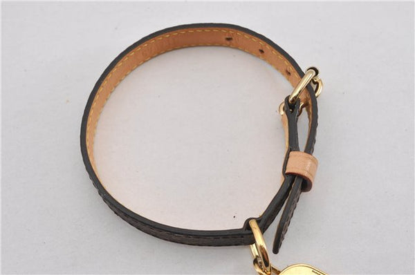 Authentic Louis Vuitton Monogram Collar Baxter XS Dog Collar M58073 LV 8896F