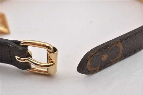 Authentic Louis Vuitton Monogram Collar Baxter XS Dog Collar M58073 LV 8896F