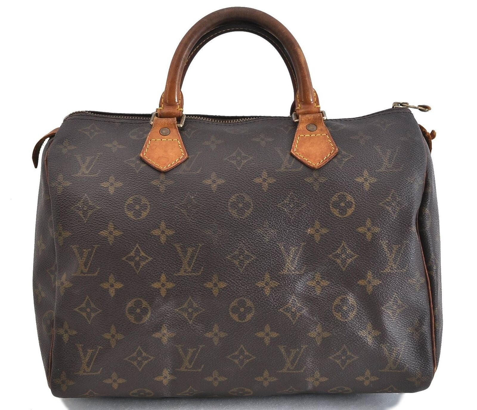 Authentic LOUIS VUITTON Monogram Speedy 30 Hand Bag M41526 LV 8897B