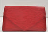 Authentic Louis Vuitton Epi Arts Deco Clutch Bag Purse Red M52637 LV 8897D