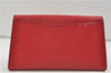 Authentic Louis Vuitton Epi Arts Deco Clutch Bag Purse Red M52637 LV 8897D
