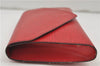 Authentic Louis Vuitton Epi Arts Deco Clutch Bag Purse Red M52637 LV 8897D