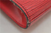 Authentic Louis Vuitton Epi Arts Deco Clutch Bag Purse Red M52637 LV 8897D