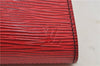 Authentic Louis Vuitton Epi Arts Deco Clutch Bag Purse Red M52637 LV 8897D