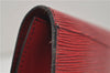 Authentic Louis Vuitton Epi Arts Deco Clutch Bag Purse Red M52637 LV 8897D