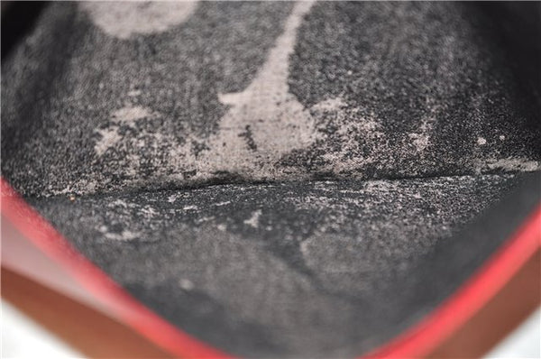 Authentic Louis Vuitton Epi Arts Deco Clutch Bag Purse Red M52637 LV 8897D