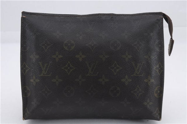 Auth Louis Vuitton Monogram Poche Toilette 26 Cosmetics Pouch M47542 LV 8901D
