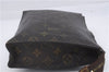 Auth Louis Vuitton Monogram Poche Toilette 26 Cosmetics Pouch M47542 LV 8901D