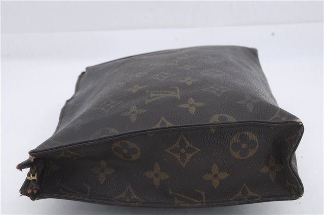 Auth Louis Vuitton Monogram Poche Toilette 26 Cosmetics Pouch M47542 LV 8901D