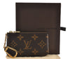 Authentic Louis Vuitton Monogram Pochette Cles Coin Purse Case M62650 Box 8901F