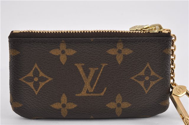 Authentic Louis Vuitton Monogram Pochette Cles Coin Purse Case M62650 Box 8901F