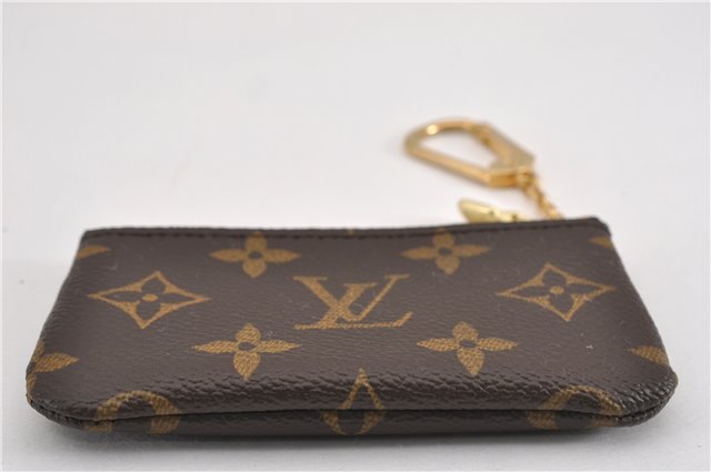 Authentic Louis Vuitton Monogram Pochette Cles Coin Purse Case M62650 Box 8901F