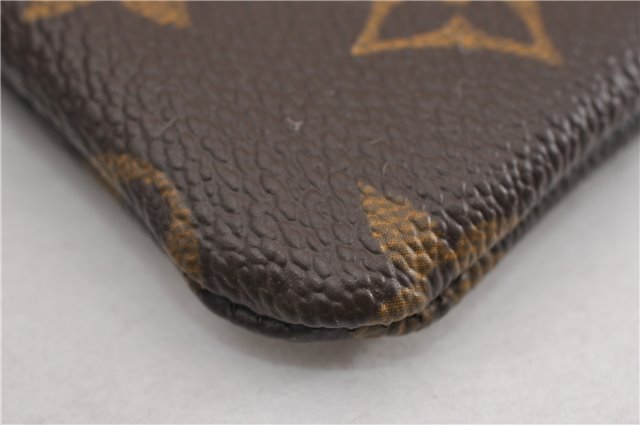 Authentic Louis Vuitton Monogram Pochette Cles Coin Purse Case M62650 Box 8901F