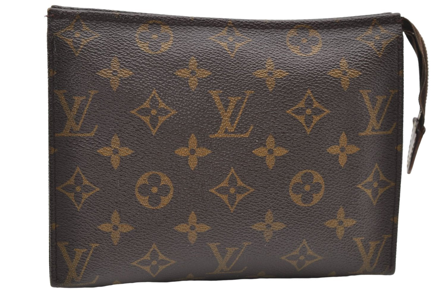 Auth Louis Vuitton Monogram Poche Toilette 19 Cosmetics Pouch M47544 Junk 8903D