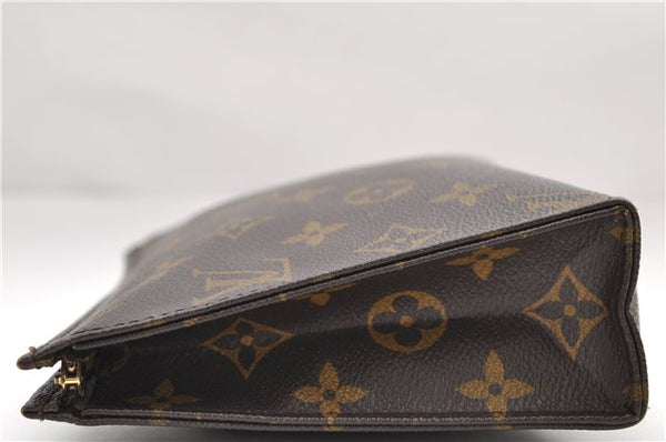 Auth Louis Vuitton Monogram Poche Toilette 19 Cosmetics Pouch M47544 Junk 8903D