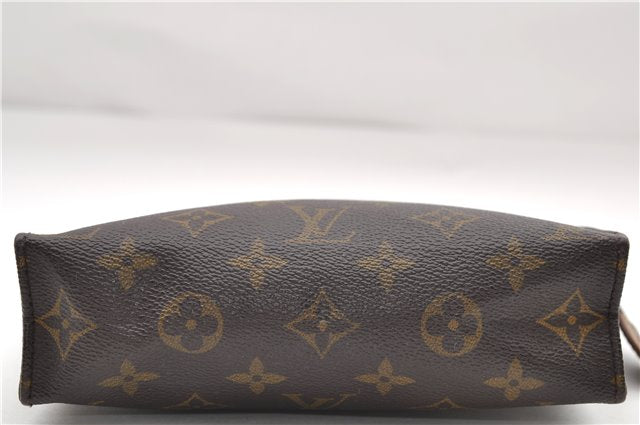 Auth Louis Vuitton Monogram Poche Toilette 19 Cosmetics Pouch M47544 Junk 8903D