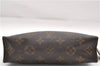 Auth Louis Vuitton Monogram Poche Toilette 19 Cosmetics Pouch M47544 Junk 8903D