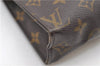 Auth Louis Vuitton Monogram Poche Toilette 19 Cosmetics Pouch M47544 Junk 8903D
