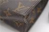 Auth Louis Vuitton Monogram Poche Toilette 19 Cosmetics Pouch M47544 Junk 8903D