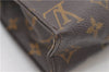 Auth Louis Vuitton Monogram Poche Toilette 19 Cosmetics Pouch M47544 Junk 8903D