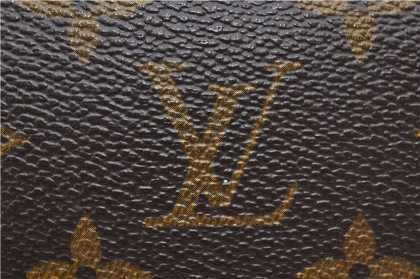 Auth Louis Vuitton Monogram Poche Toilette 19 Cosmetics Pouch M47544 Junk 8903D