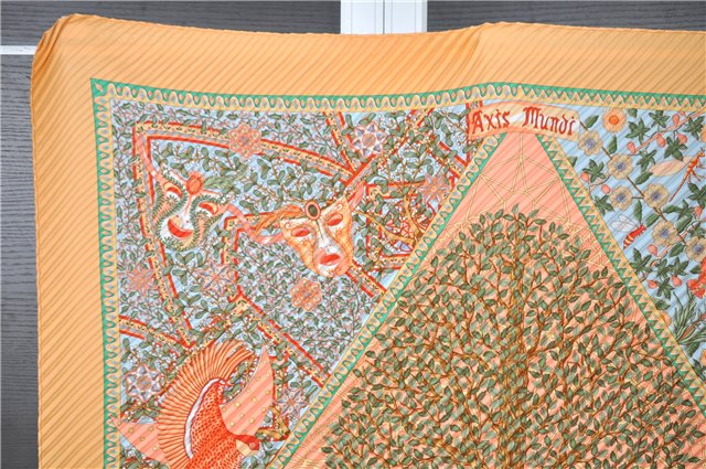 Authentic HERMES Pleats Scarf 